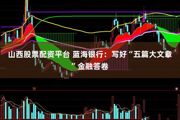 山西股票配资平台 蓝海银行：写好“五篇大文章”金融答卷